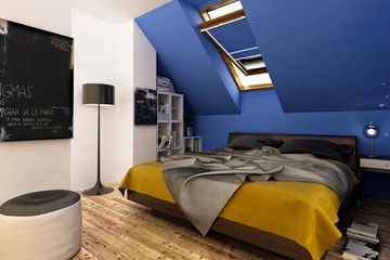  Projekt domu Grab z garażem 1-st. bliźniak [A1-BL1] (WRF2005) - projekt domu parterowego z poddaszem - Zdjęcie 8