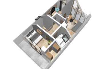  Projekt domu Malutki dr-S (BSA2184) - projekt domu parterowego z poddaszem - Zdjęcie 17