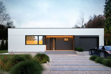  Projekt domu Igo 2 (BSE1154) - projekt domu parterowego - Zdjęcie 1