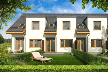  Projekt domu Emilka - szereg l+s+p (WRD2785) - projekt domu parterowego z poddaszem - Zdjęcie 2