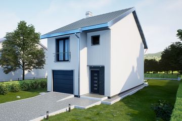  Projekt domu Konrad (WRD2787) - projekt domu z pełnym piętrem - Zdjęcie 1