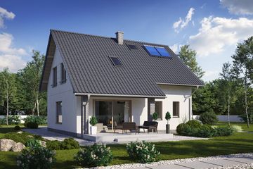  Projekt domu N6-BG (KKG1008) - projekt domu parterowego z poddaszem - Zdjęcie 3