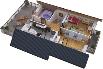  Projekt domu BW-49 wariant 8 (JGC1158) - projekt domu parterowego z poddaszem - Zdjęcie 5