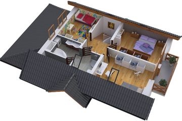  Projekt domu BW-49 wariant 1 (JGC1131) - projekt domu parterowego z poddaszem - Zdjęcie 4