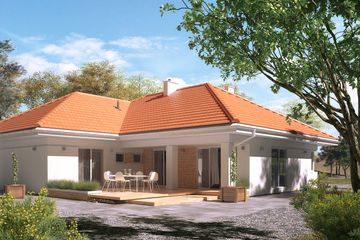  Projekt domu Ambrozja 12 (BSA2226) - projekt domu parterowego - Zdjęcie 2