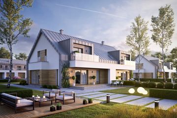  Projekt domu TK90B (WAK1092) - projekt domu parterowego z poddaszem - Zdjęcie 3