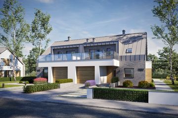  Projekt domu TK90B (WAK1092) - projekt domu parterowego z poddaszem - Zdjęcie 4