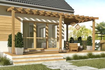  Projekt domu Vigo IV LMP229c (WRB1603) - projekt domu parterowego z poddaszem - Zdjęcie 3