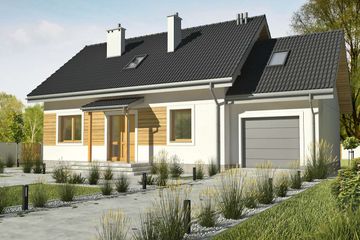  Projekt domu Vigo IV LMP229c (WRB1603) - projekt domu parterowego z poddaszem - Zdjęcie 4