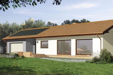  Projekt domu Równik II (WRH1217) - projekt domu parterowego - Zdjęcie 3