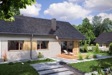  Projekt domu Synezjusz 1 (WRW1326) - projekt domu parterowego - Zdjęcie 2