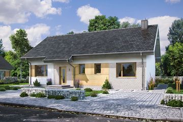  Projekt domu Synezjusz 1 (WRW1326) - projekt domu parterowego - Zdjęcie 4