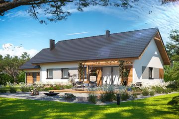  Projekt domu Tamara 3 (WOE1139) - projekt domu parterowego - Zdjęcie 3