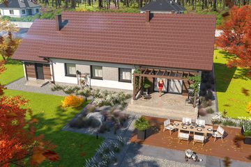  Projekt domu Tamara 4 (WOE1140) - projekt domu parterowego - Zdjęcie 4