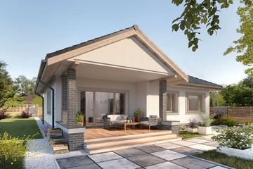  Projekt domu Lucia DCB88 (WOB1487) - projekt domu parterowego - Zdjęcie 4