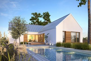  Projekt domu Naturalny 2 (WAW1120) - projekt domu parterowego z poddaszem - Zdjęcie 2