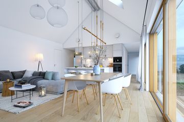  Projekt domu Naturalny 2 (WAW1120) - projekt domu parterowego z poddaszem - Zdjęcie 3