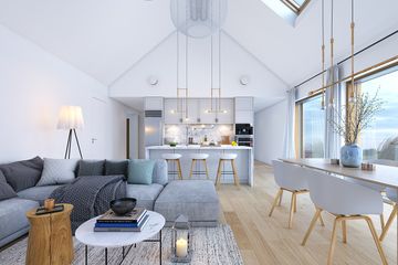  Projekt domu Naturalny 2 (WAW1120) - projekt domu parterowego z poddaszem - Zdjęcie 4