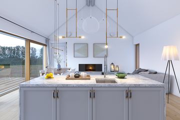  Projekt domu Naturalny 2 (WAW1120) - projekt domu parterowego z poddaszem - Zdjęcie 6