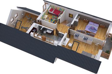  Projekt domu BW-49 wariant 5 (JGC1134) - projekt domu parterowego z poddaszem - Zdjęcie 4