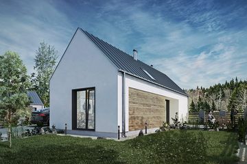  Projekt domu Dopasowany 01 (KZB1047) - projekt domu parterowego - Zdjęcie 3