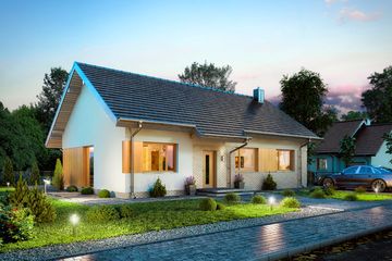  Projekt domu Enzo 1 (WRW1327) - projekt domu parterowego - Zdjęcie 4