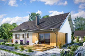  Projekt domu Enzo 1 (WRW1327) - projekt domu parterowego - Zdjęcie 3