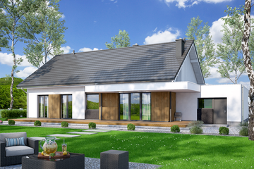  Projekt domu Mochito (WOF1122) - projekt domu parterowego - Zdjęcie 2