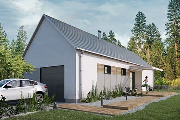  Projekt domu Dopasowany 02 (KZB1048) - projekt domu parterowego - Zdjęcie 6