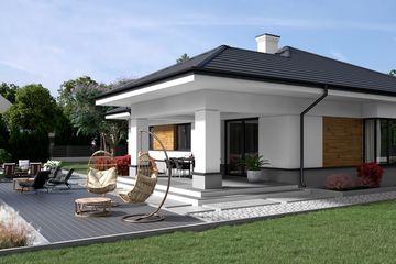  Projekt domu Beno III (LBA1007) - projekt domu parterowego - Zdjęcie 4