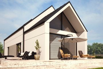  Projekt domu uA92 (WCB1137) - projekt domu parterowego z poddaszem - Zdjęcie 3