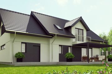  Projekt domu uA119 (WCB1138) - projekt domu parterowego z poddaszem - Zdjęcie 4