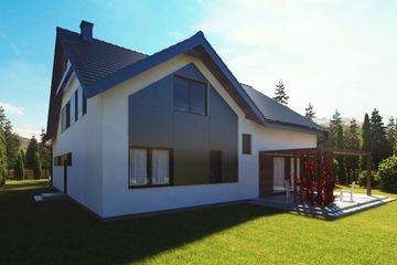  Projekt domu uA97 (WCB1140) - projekt domu parterowego z poddaszem - Zdjęcie 5