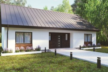  Projekt domu uA89v1 (WCB1141) - projekt domu parterowego - Zdjęcie 1