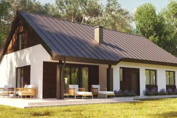  Projekt domu uA89v1 (WCB1141) - projekt domu parterowego - Zdjęcie 2