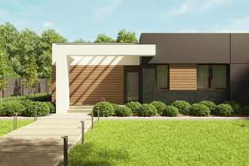  Projekt domu uA110 (WCB1142) - projekt domu parterowego - Zdjęcie 1