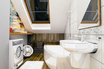  Projekt domu Agat II z wiatą bliźniak [A-BL2] (WRF1964) - projekt domu parterowego z poddaszem - Zdjęcie 5