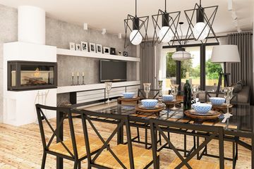  Projekt domu Pogodna z garażem 2-st. [A] (WRF1985) - projekt domu parterowego - Zdjęcie 5