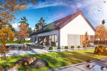  Projekt domu Nero (WOE1141) - projekt domu parterowego - Zdjęcie 6