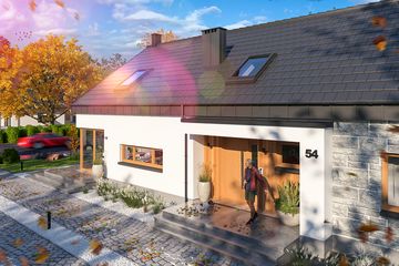  Projekt domu Nero (WOE1141) - projekt domu parterowego - Zdjęcie 7