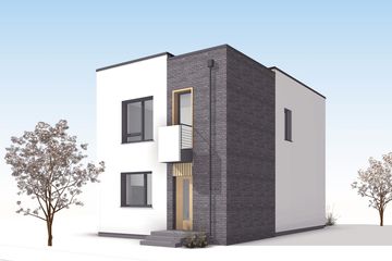  Projekt domu Jarzębina W (BSA2228) - projekt domu z pełnym piętrem - Zdjęcie 1