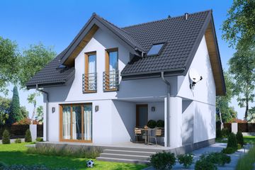  Projekt domu Sej-pro 001 energo (ELW1000) - projekt domu parterowego z poddaszem - Zdjęcie 2