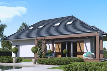  Projekt domu Sej-pro 005 energo (ELW1004) - projekt domu parterowego z poddaszem - Zdjęcie 3