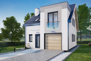  Projekt domu Emil (WRD2793) - projekt domu parterowego z poddaszem - Zdjęcie 4