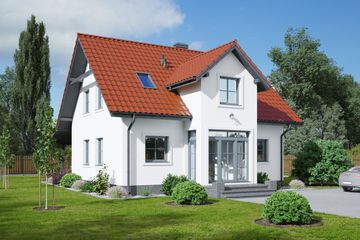  Projekt domu Brzezina nowa 3 (KRP2284) - projekt domu parterowego z poddaszem - Zdjęcie 1