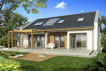  Projekt domu Klaudia B (WRD2796) - projekt domu parterowego - Zdjęcie 1