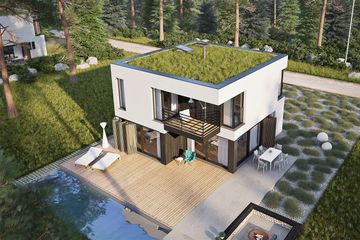  Projekt domu EX 2 soft (WRC2720) - projekt domu z pełnym piętrem - Zdjęcie 5