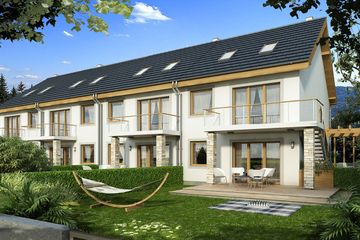  Projekt domu Paweł i gaweł 1a - segment p (WRD2803) - projekt domu z pełnym piętrem i poddaszem - Zdjęcie 2