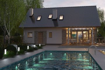  Projekt domu Werbena Lux A (WRD2789) - projekt domu parterowego z poddaszem - Zdjęcie 6