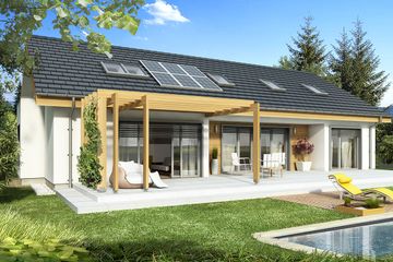  Projekt domu Klaudiusz 2A (WRD2806) - projekt domu parterowego - Zdjęcie 1